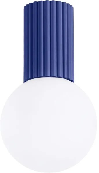 Sollux SL.1738 - Plafoniera da bagno HALO 1xG9/8W/230V IP44 blu