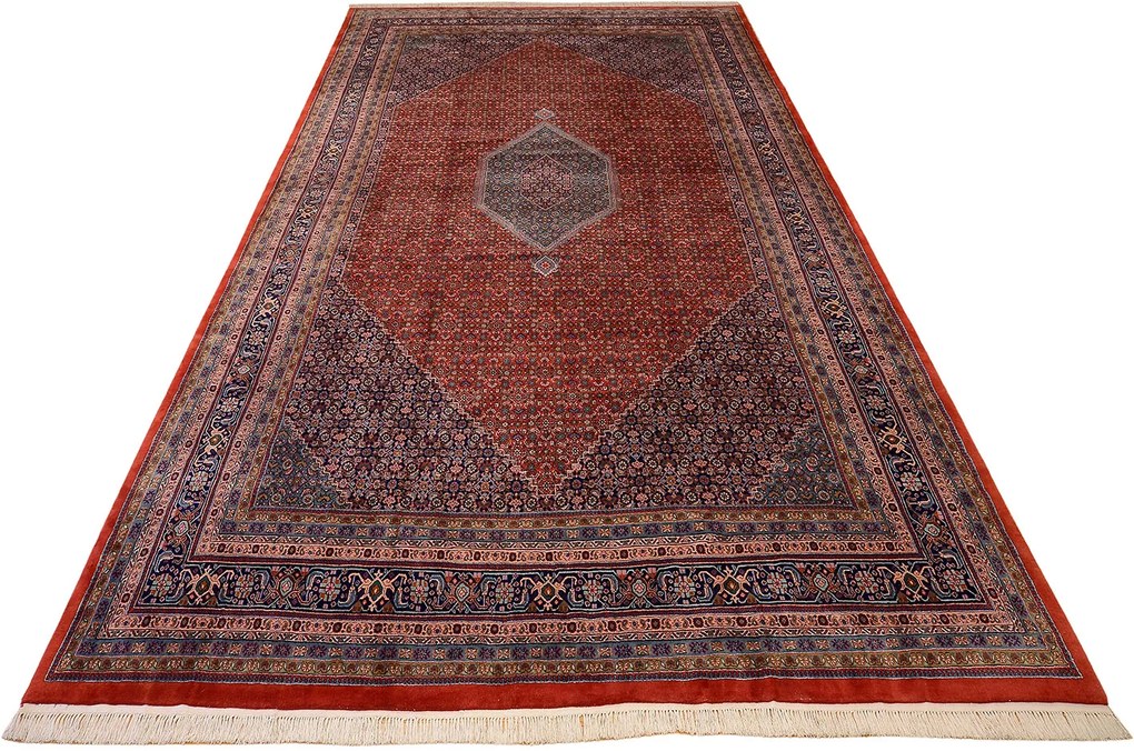Bidjar Tappeto orientale 370x580 (Indian) Annodato A Mano