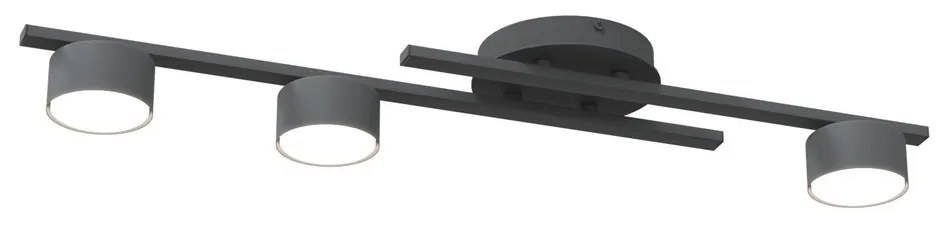 Lampada da soffitto in acciaio FRAGMENT 3 da interno 3xGX53
