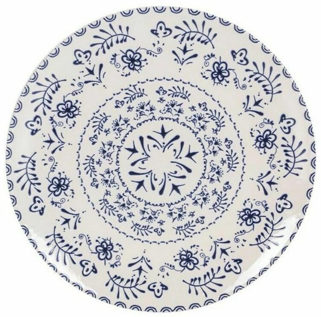 Piatto da pranzo La Mediterránea Blur Porcellana 26 x 26 x 2 cm (6 Unità) (Ø 26 cm)