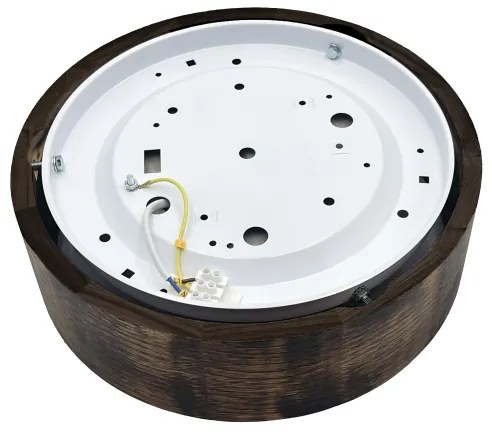 Brilagi - Plafoniera LED CARVALHO SMOKEY LED/20W/230V rovere Ø 27,5 cm