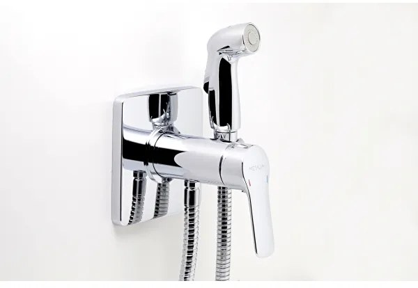 Novaservis-Rubinetto del bidet con spruzzatore per installazione a scomparsa METALIA cromo lucido