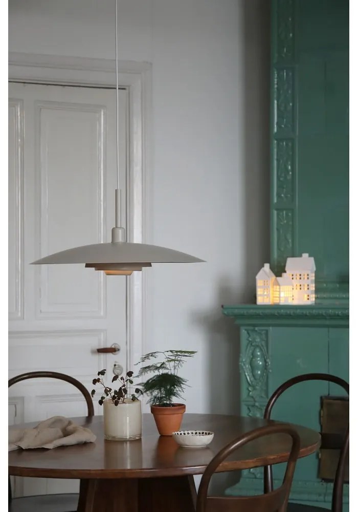 Lampadario beige con paralume in metallo ø 57 cm Piny – Markslöjd