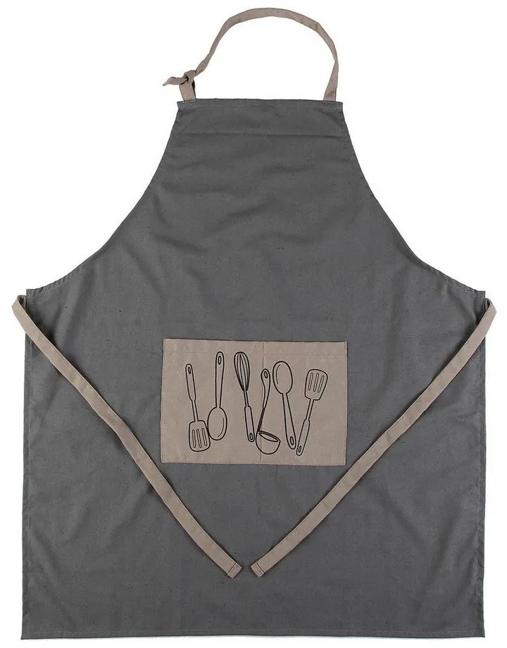 Grembiule Cucine Grey Tessile (80 x 70 cm) - Colore - Blu Scuro
