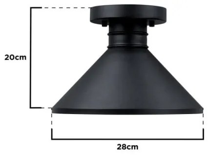 Westinghouse 61238 - Plafoniera da esterno WALTER 1xE27/60W/230V IP44