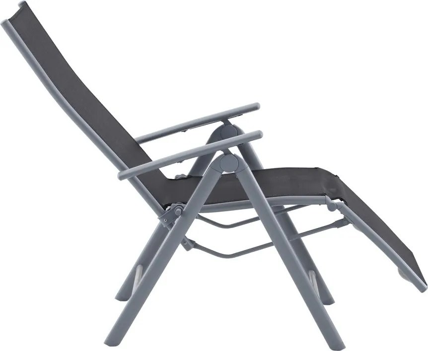 Sedia da esterno nera in metallo Ariola – Garden Pleasure