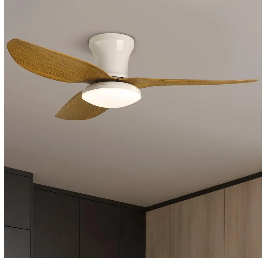 Brilagi-LED Ventilatore da soffitto dimmerabile LED 30W 230V 3000-6500K bianco/m