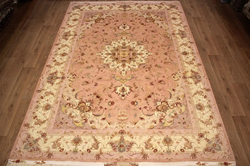 Tabriz Tappeto 360x260 (Iran) Annodato A Mano