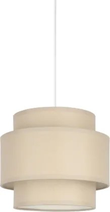 Brilagi - Lampadario sospeso RESNA con cavo 1xE27/60W/230V Ø 20 cm beige