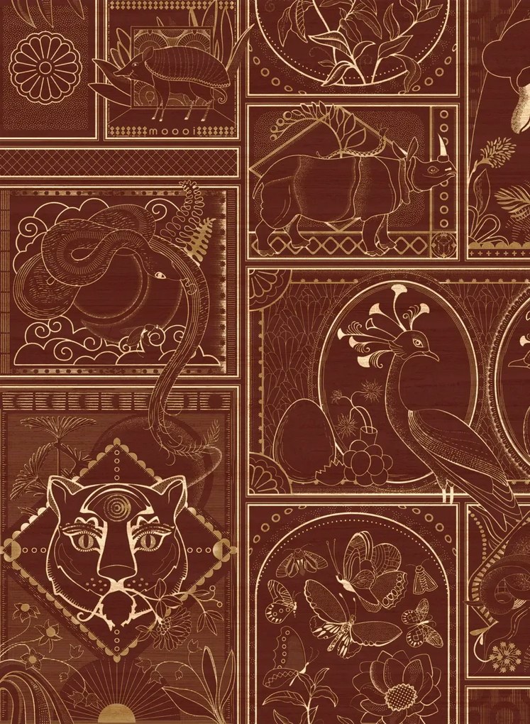 Moooi for Arte Carta da parati Golden Tiger - Jarrah