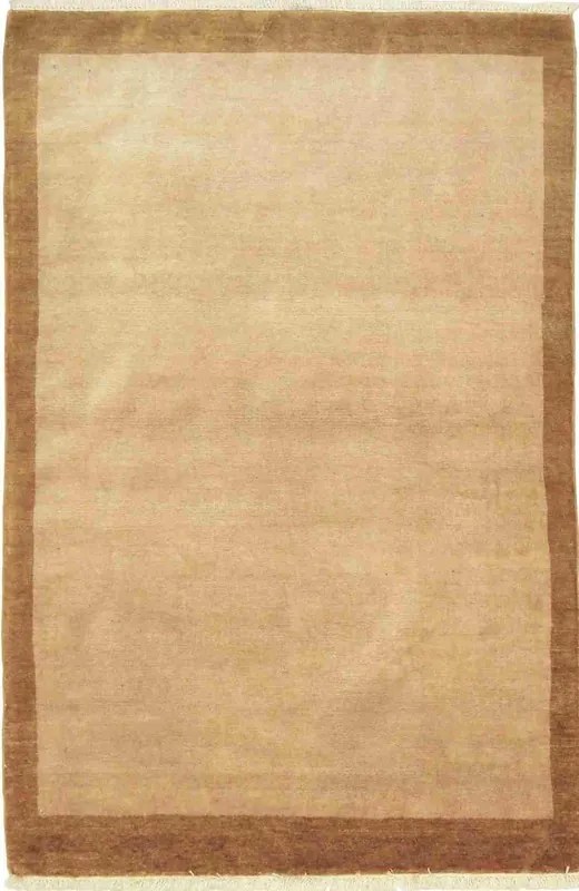 Loribaft Tappeto 150x90 Beige (Iran) Annodato A Mano