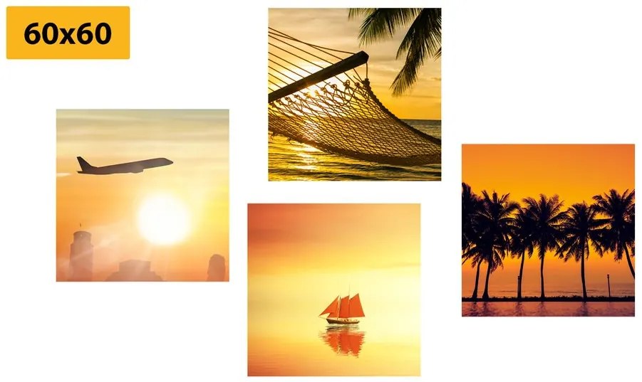 Set di quadri – Incanto della vacanza al mare