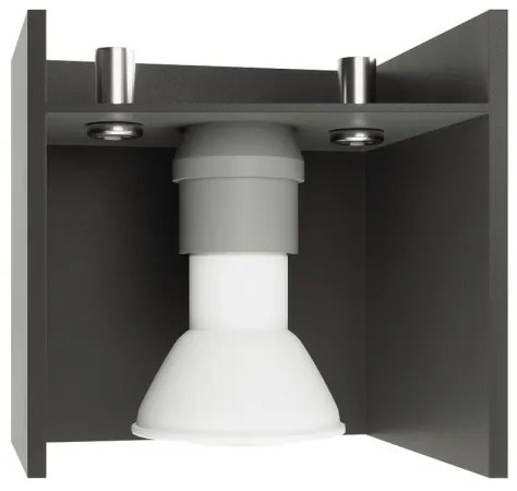 Lampadario a sospensione con filo QUAD 1 1xGU10/40W/230V bianco