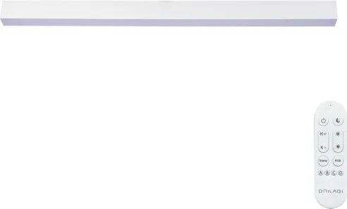 Brilagi - plafoniera LED dimmerabile SLEEKLINE LED/40W/230V Wi-Fi Tuya bianca + telecomando