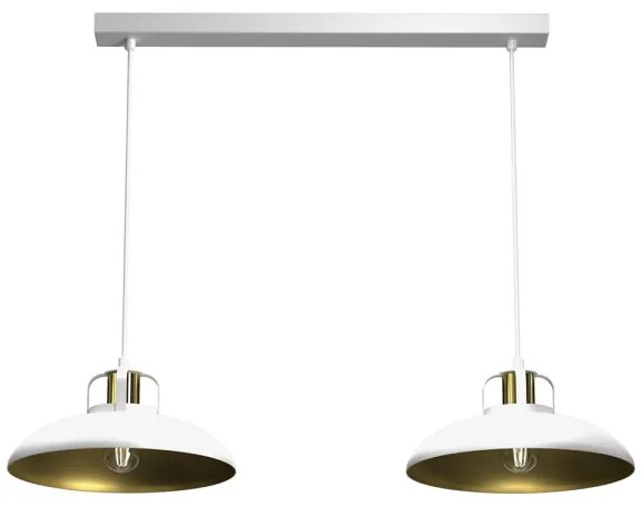 Brilagi - Lampadario a sospensione con filo FLAMENGO 2xE27/60W/230V bianco