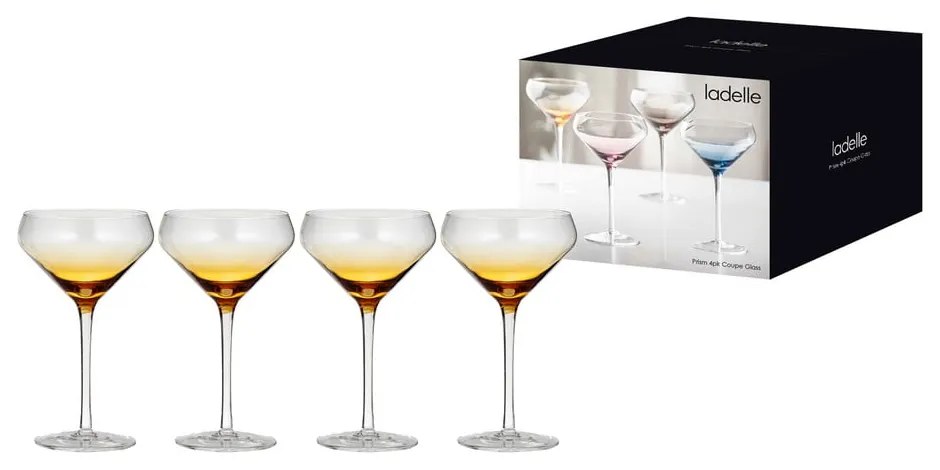 Set di bicchieri da bollicine 4 pz 240 ml Prism – Ladelle