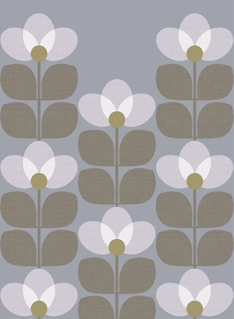 Isidore Leroy Carta da parati panoramica Flower - Neige Panel B