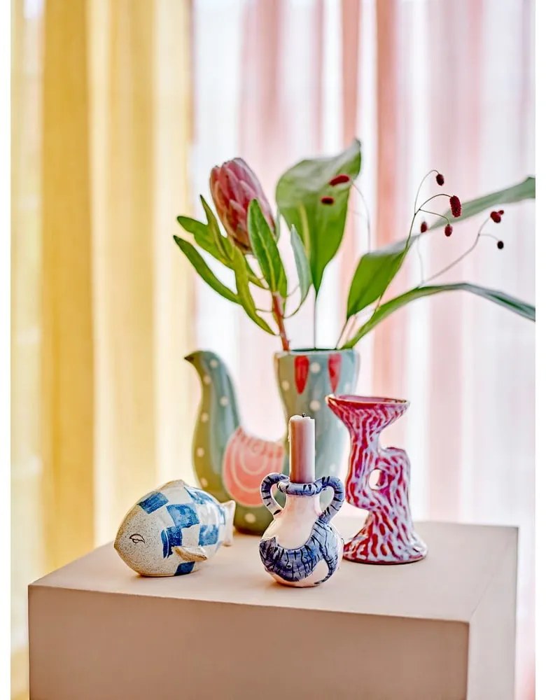 Portacandele in gres Ivalie - Bloomingville