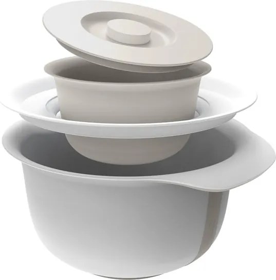 Ciotole in set bianche 2 pz ø 26 cm Fresh Baking – Rotho