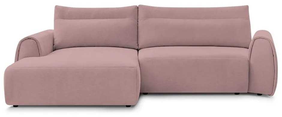 Divano angolare in rosa chiaro Aden – Bobochic Paris