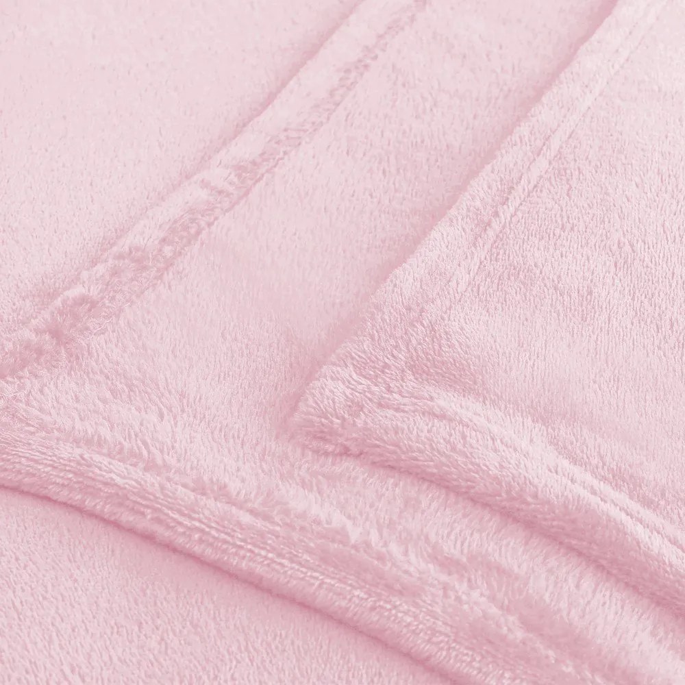 Coperta in microfibra rosa chiaro , 200 x 220 cm Mic - DecoKing