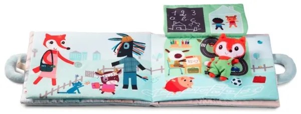 Lilliputiens - Libro tessile Buongiorno Volpe Alice