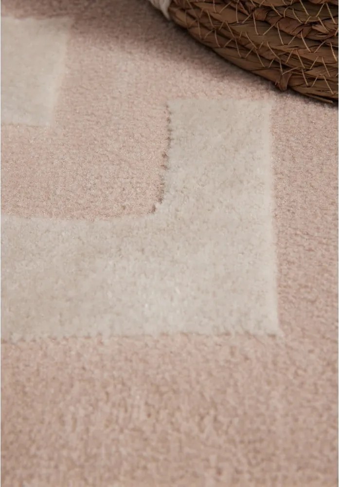 Passatoia beige 80x240 cm Perles Onyx – Elle Decoration