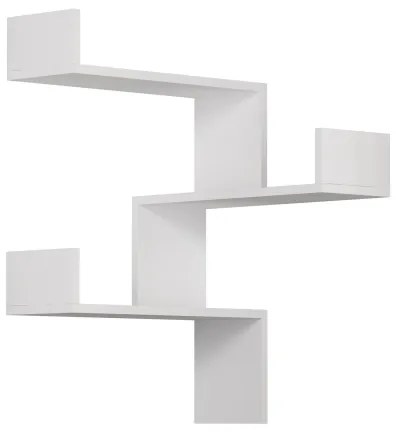 Mensola angolare LUKSA 90x60 cm bianca