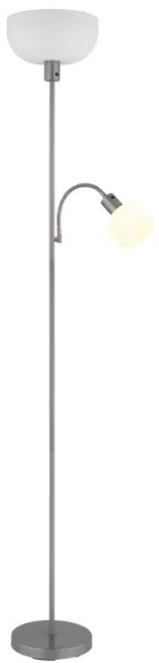 Globo 59947 - Lampada da terra HINTON 1xE27/40W/230V + 1xE14/25W