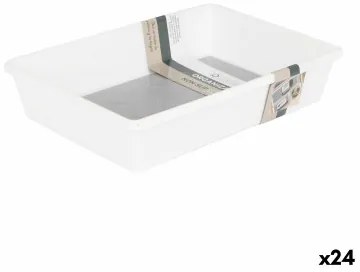 Contenitori per Cassetti Confortime Base antiscivolo Bianco 24,5 x 17 x 5 cm (24 Unità)