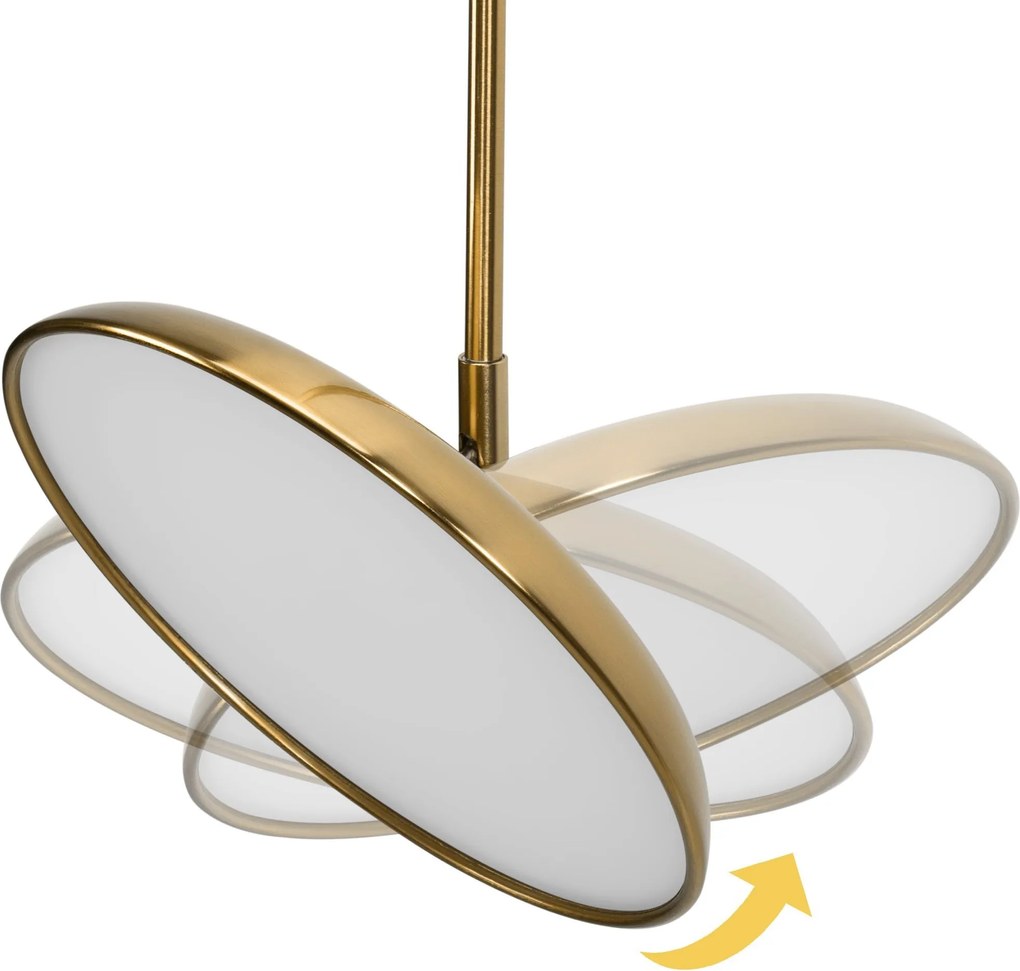 Lampa wisząca LED APP1281-CP Gold