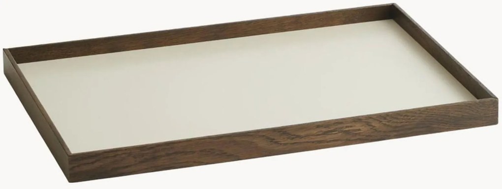 Vassoio decorativo componibile in legno di quercia Frame