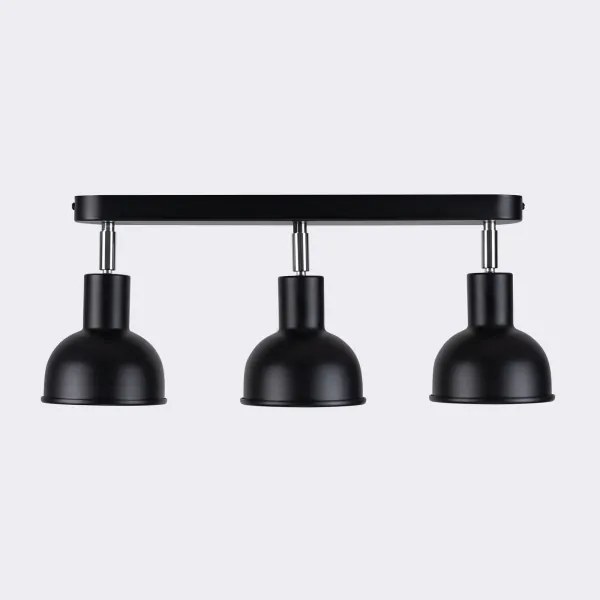 Sollux SL.1318 - Faretto ELBA 3xE27/15W/230V nero