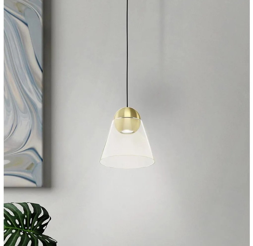 Eglo 99628 - Lampadario LED su corda CERASELLA 1xGU10/4,5W/230V