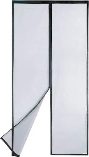 Zanzariera magnetica maxi porta 140x240 nero Con strisce magnetiche per chiusura automatica