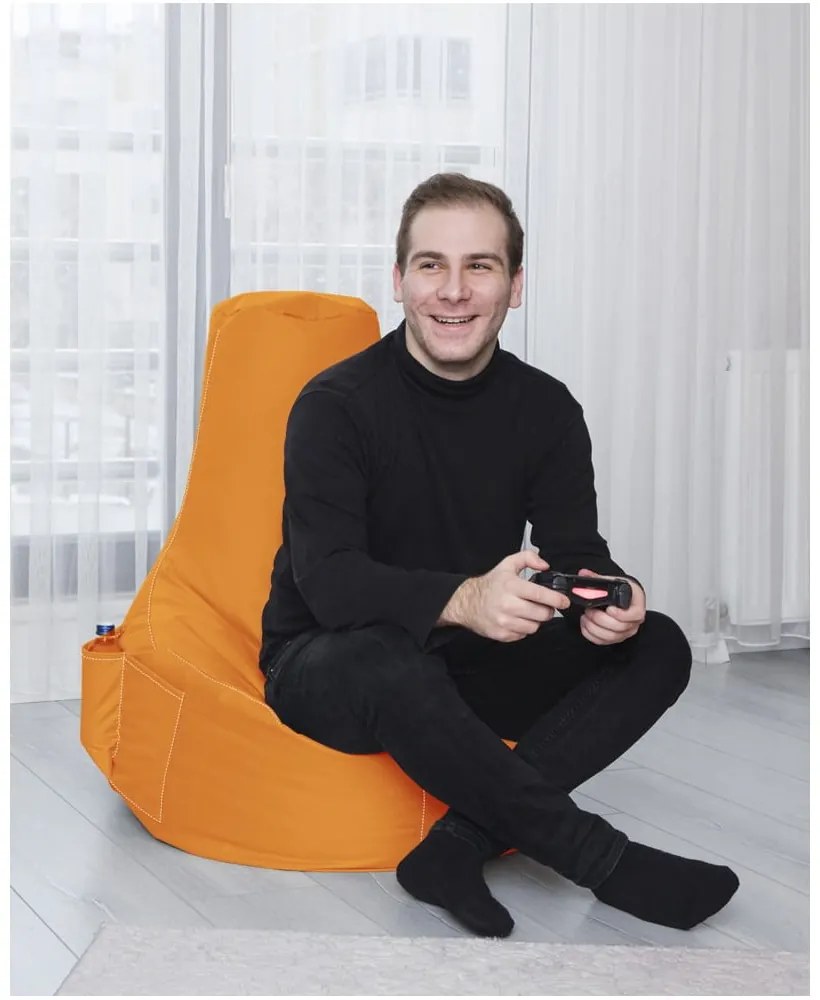 Borsa arancione per sedersi EVA Sport - Floriane Garden