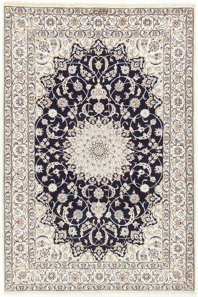 Nain Tappeto 130 x 190 (Iran) Annodato A Mano