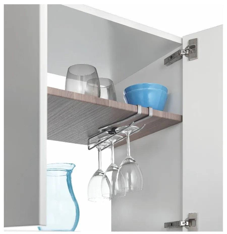 Supporto da appendere per tazze, bicchieri o strofinacci da cucina , lunghezza 8 cm - Metaltex