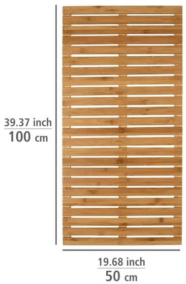 WENKO 24611100 - Zerbino BAMBUSA 100x50 cm marrone