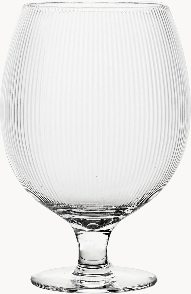 Set di 2 bicchieri da birra in cristallo soffiato Blanka