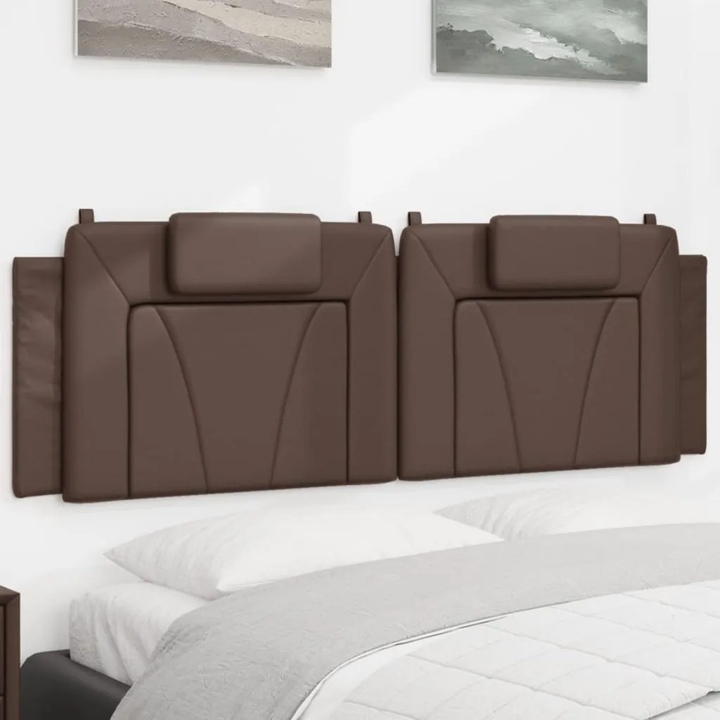 Cuscino Testiera Marrone 160 Cm İn Similpelle /