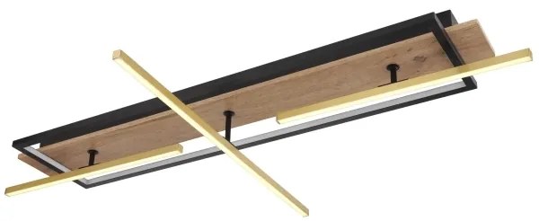 Globo 67296D2 - Plafoniera a LED BEATRIX LED/48W/230V marrone