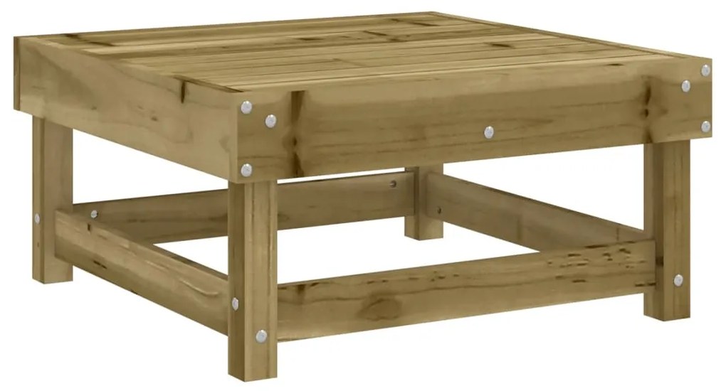 Set salotto da giardino 10 pz in legno impregnato di pino