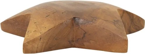 Decorazione Bintang Da App.In Teak Ric. Cmø19X5 Min2 (Pezzi Unici-Non Rip. In Serie)