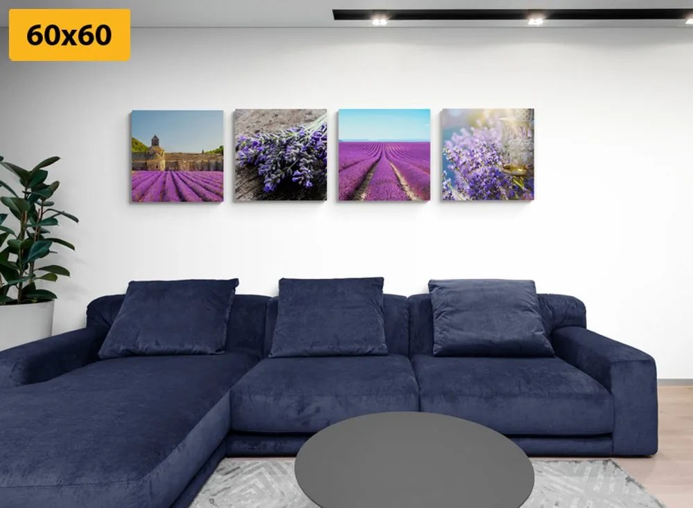 Set di quadri – Bella lavanda