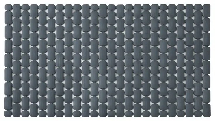 Tappetino antiscivolo doccia grigio 40x73 cm in plastica Spring