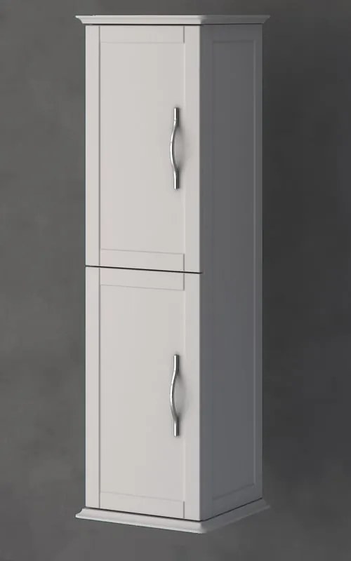 Colonna per mobile bagno Tiffany BADEN HAUS 2 ante P 32 x L 34 x H 114 cm bianco placcato mdf