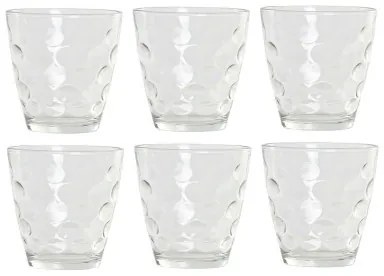 Set di Bicchieri DKD Home Decor 8424001836062 Trasparente Cristallo 400 ml (6 pcs)