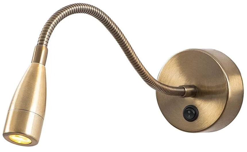Lampada da parete LED dorata Reading – Opviq lights