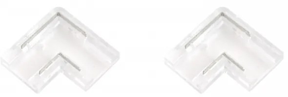 Connettore Angolare per strisce LED COB Monocolore 10mm 2 contatti CF 2PZ Selezionare l'accessorio Accessorio Strisce da 10 mm